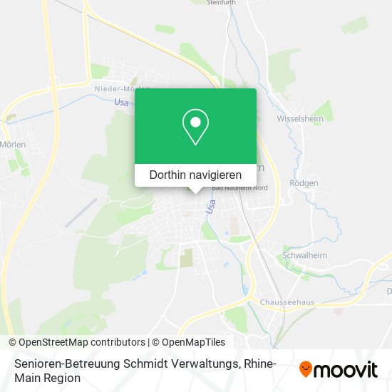Senioren-Betreuung Schmidt Verwaltungs Karte