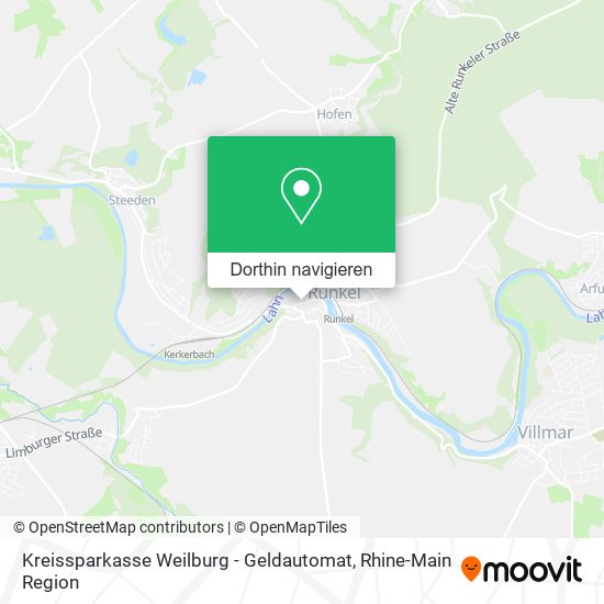 Kreissparkasse Weilburg - Geldautomat Karte