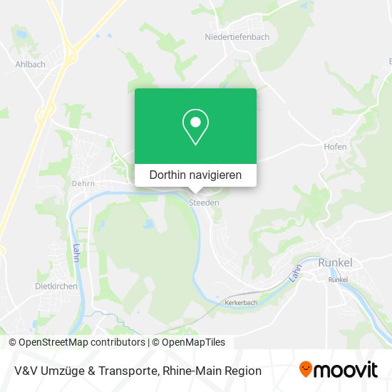 V&V Umzüge & Transporte Karte