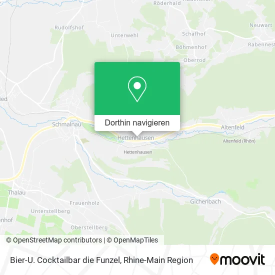 Bier-U. Cocktailbar die Funzel Karte