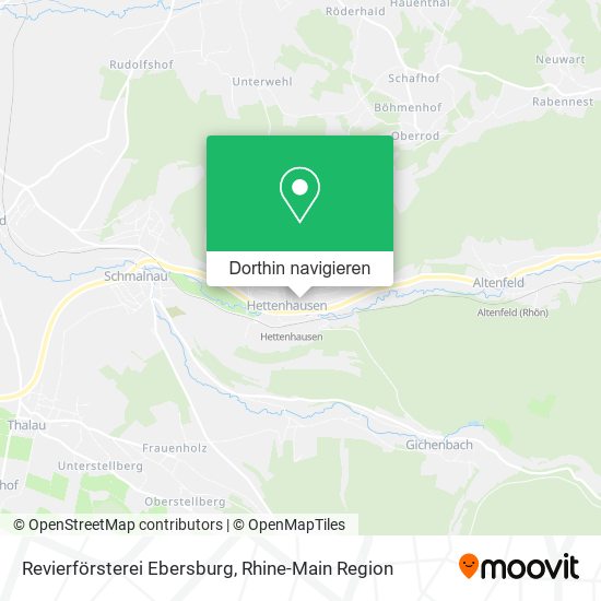 Revierförsterei Ebersburg Karte