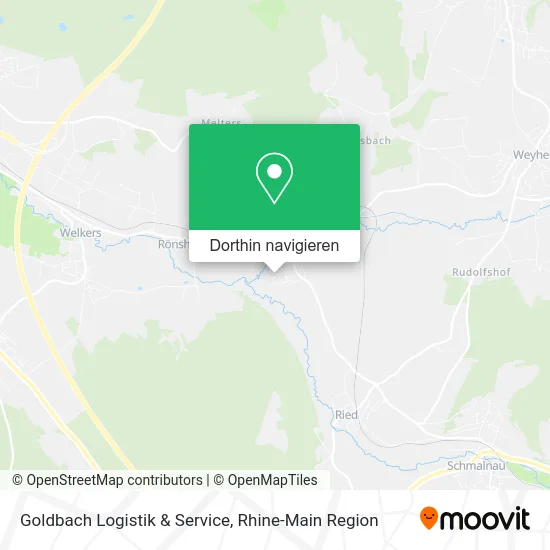 Goldbach Logistik & Service Karte