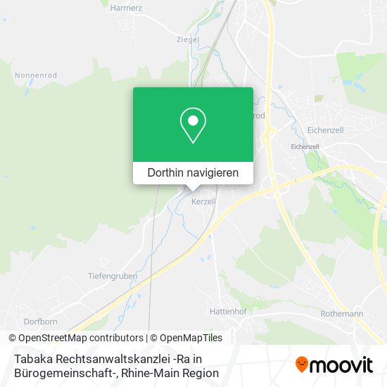 Tabaka Rechtsanwaltskanzlei -Ra in Bürogemeinschaft- Karte