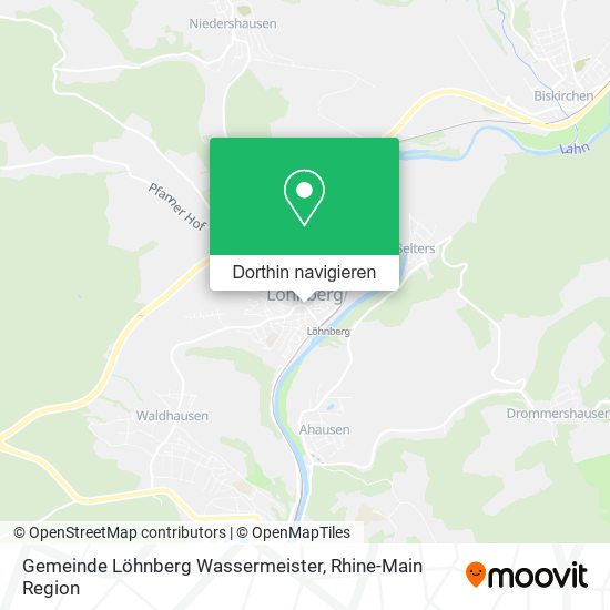 Gemeinde Löhnberg Wassermeister Karte