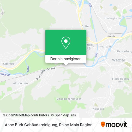 Anne Burk Gebäudereinigung Karte