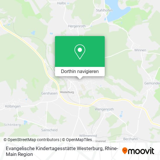 Evangelische Kindertagesstätte Westerburg Karte