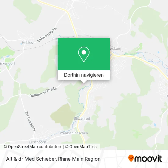 Alt & dr Med Schieber Karte