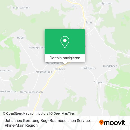 Johannes Gerstung Bsg- Baumaschinen Service Karte