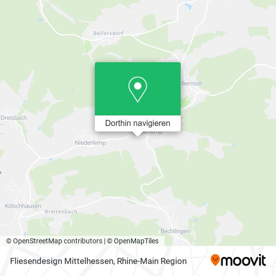 Fliesendesign Mittelhessen Karte