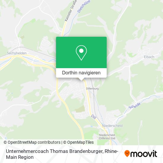 Unternehmercoach Thomas Brandenburger Karte