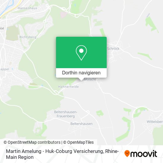 Martin Amelung - Huk-Coburg Versicherung Karte