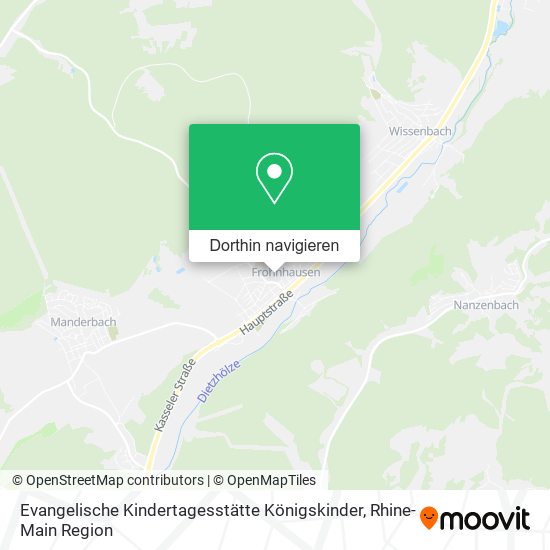 Evangelische Kindertagesstätte Königskinder Karte
