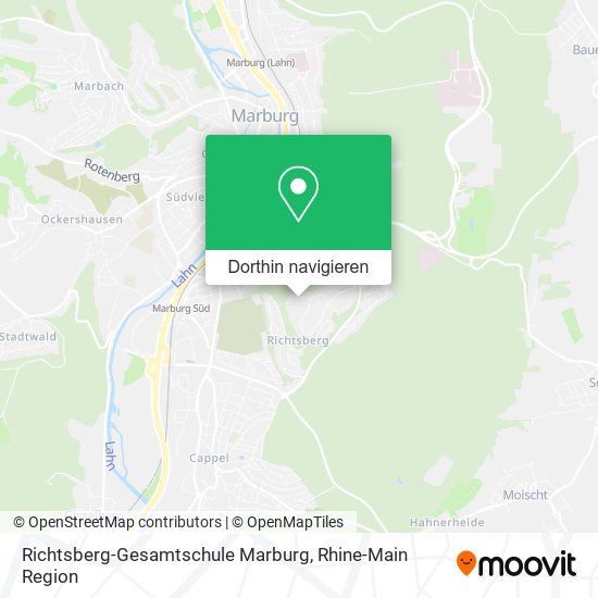 Richtsberg-Gesamtschule Marburg Karte