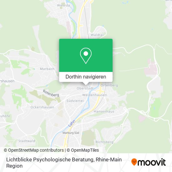Lichtblicke Psychologische Beratung Karte