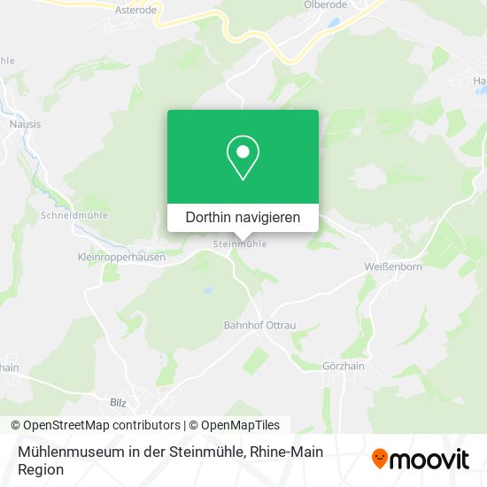 Mühlenmuseum in der Steinmühle Karte