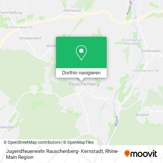 Jugendfeuerwehr Rauschenberg- Kernstadt Karte