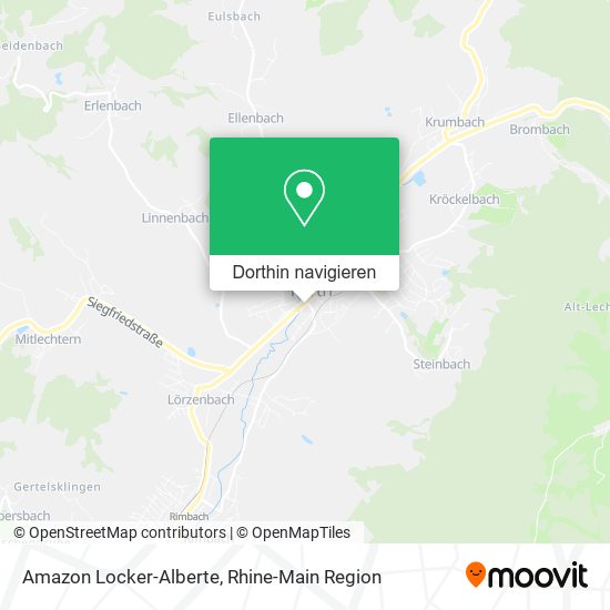Amazon Locker-Alberte Karte