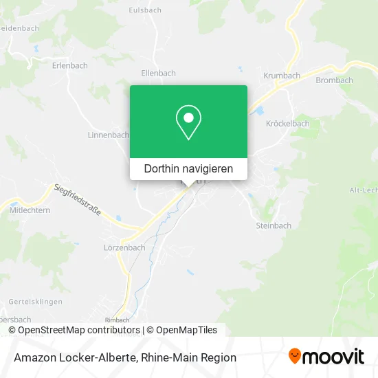 Amazon Locker-Alberte Karte