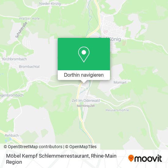 Möbel Kempf Schlemmerrestaurant Karte