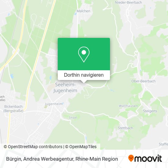 Bürgin, Andrea Werbeagentur Karte