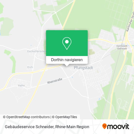 Gebäudeservice Schneider Karte