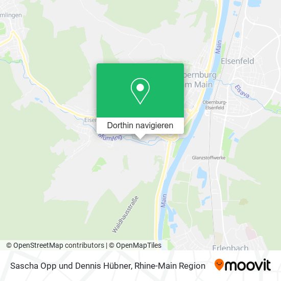 Sascha Opp und Dennis Hübner Karte