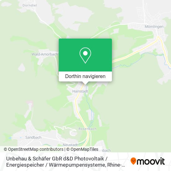 Unbehau & Schäfer GbR d&D Photovoltaik / Energiespeicher / Wärmepumpensysteme Karte