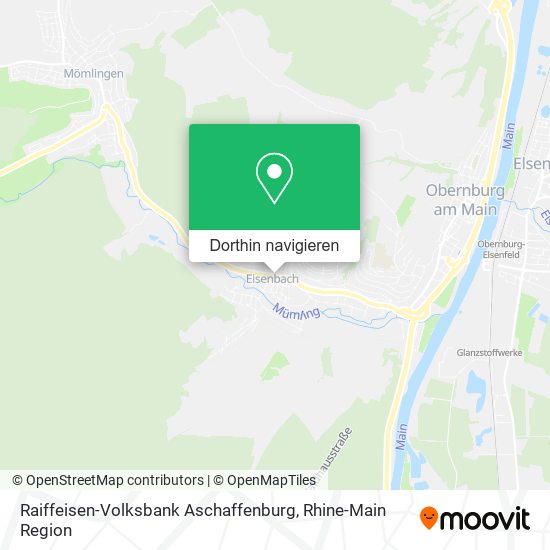 Raiffeisen-Volksbank Aschaffenburg Karte