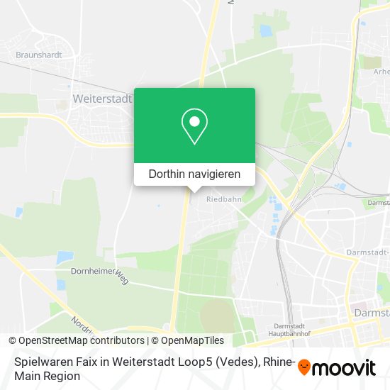 Spielwaren Faix in Weiterstadt Loop5 (Vedes) Karte