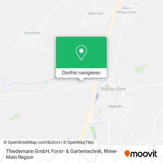Thiedemann GmbH, Forst- & Gartentechnik Karte