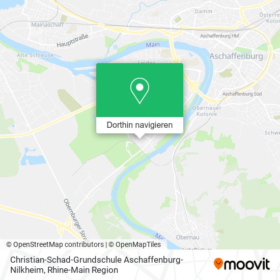 Christian-Schad-Grundschule Aschaffenburg-Nilkheim Karte