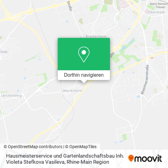 Hausmeisterservice und Gartenlandschaftsbau Inh. Violeta Stefkova Vasileva Karte