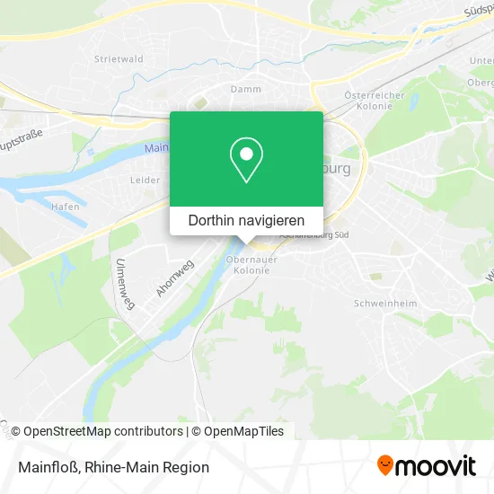 Mainfloß Karte