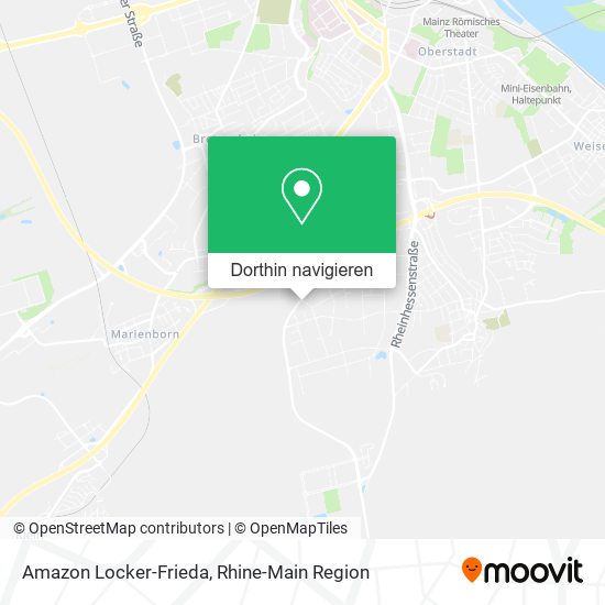 Amazon Locker-Frieda Karte