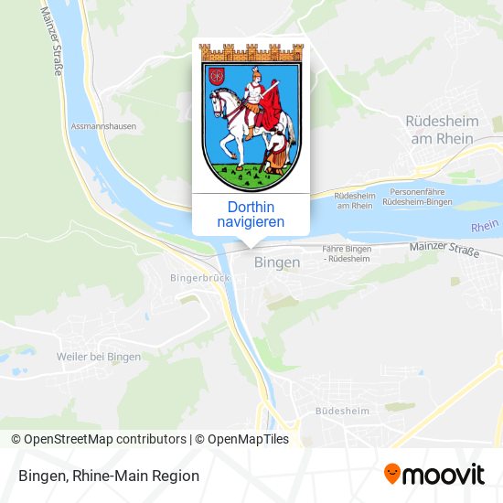 Bingen Karte