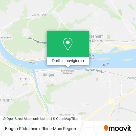 Bingen-Rüdesheim Karte