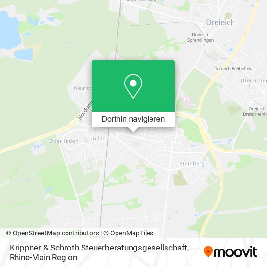 Krippner & Schroth Steuerberatungsgesellschaft Karte
