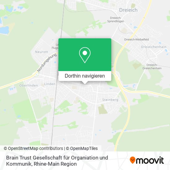 Brain Trust Gesellschaft für Organiation und Kommunik Karte