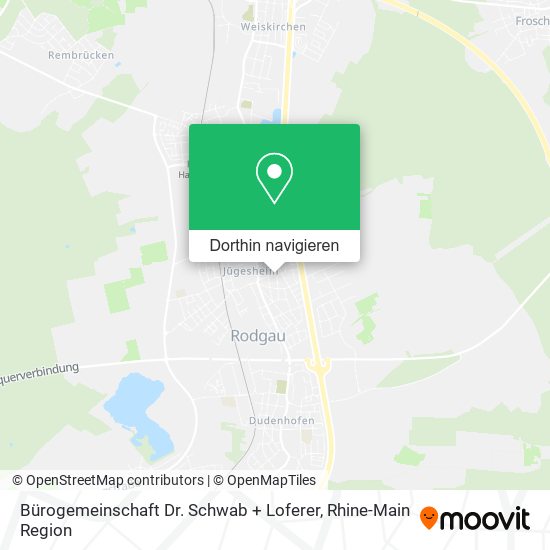Bürogemeinschaft Dr. Schwab + Loferer Karte