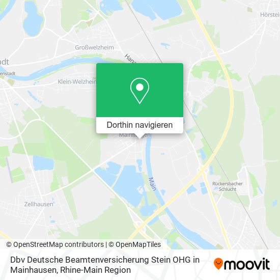Dbv Deutsche Beamtenversicherung Stein OHG in Mainhausen Karte