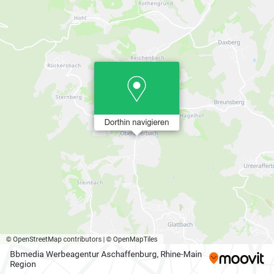 Bbmedia Werbeagentur Aschaffenburg Karte