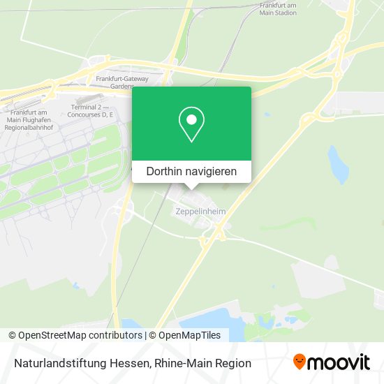 Naturlandstiftung Hessen Karte