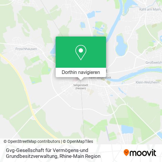 Gvg-Gesellschaft für Vermögens-und Grundbesitzverwaltung Karte