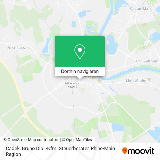 Cadek, Bruno Dipl.-Kfm. Steuerberater Karte