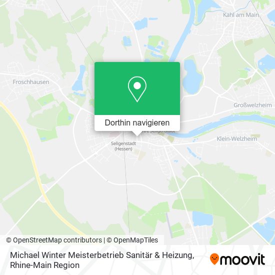 Michael Winter Meisterbetrieb Sanitär & Heizung Karte