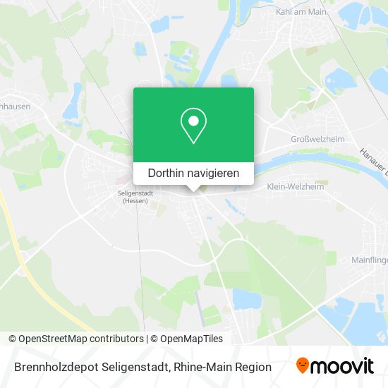 Brennholzdepot Seligenstadt Karte