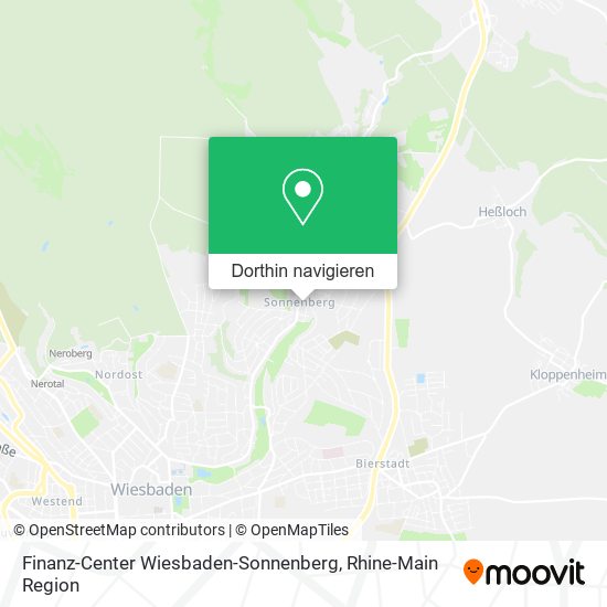 Finanz-Center Wiesbaden-Sonnenberg Karte