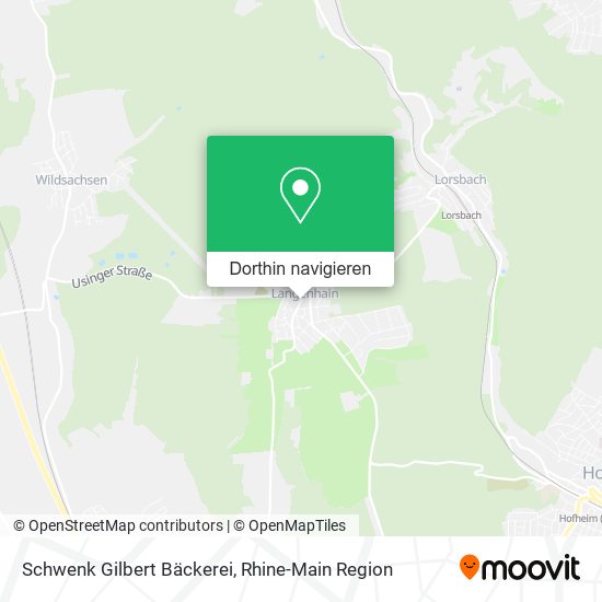 Schwenk Gilbert Bäckerei Karte