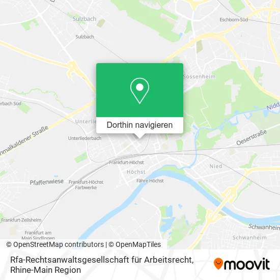Rfa-Rechtsanwaltsgesellschaft für Arbeitsrecht Karte