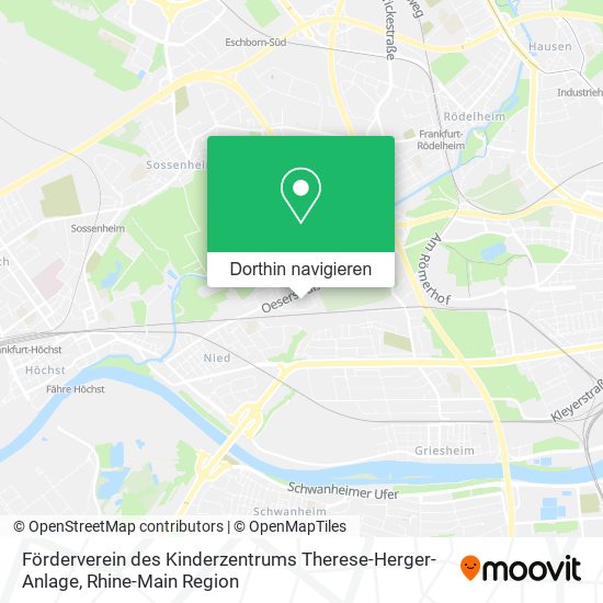 Förderverein des Kinderzentrums Therese-Herger-Anlage Karte
